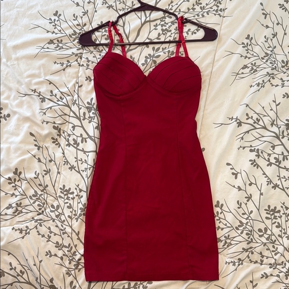 Body Central Red Mini Dress - Picture 1 of 1